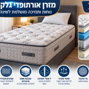 מזרן אורתופדי גלקסי – קפיצים מבודדים | יחיד